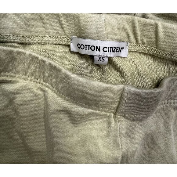 Cotton Citizen Milan Midi Bike Shorts in Green - Picture 5 of 5